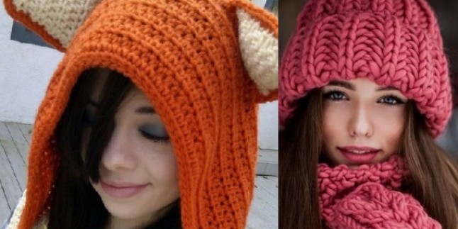 Yeni Kışlık Örme Şapka Örgü Bere Modelleri